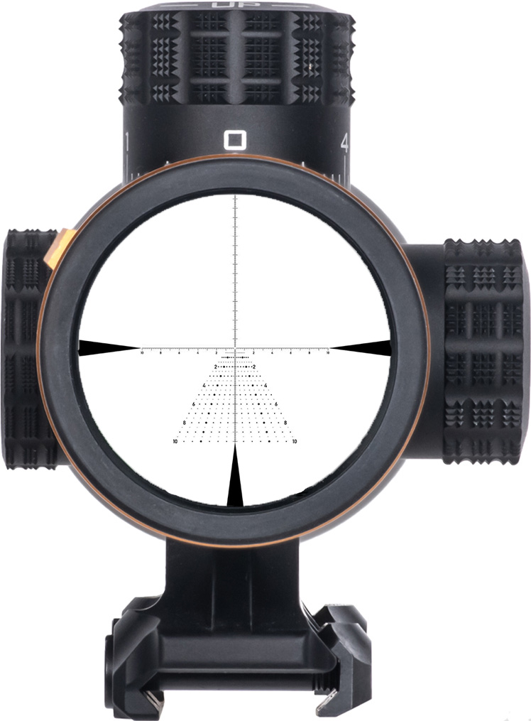TREMOR9 reticle downscope view
