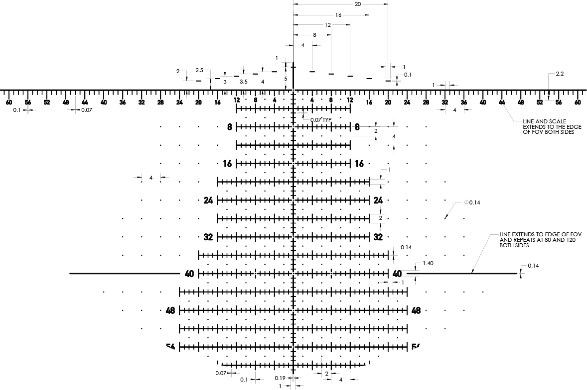 H59-MOA Horus Grid dimensions